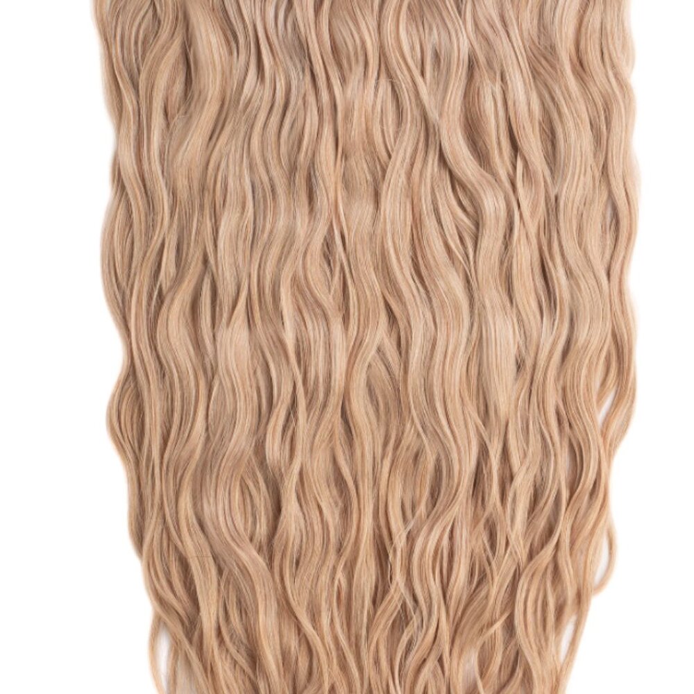 Glam Seamless 18" Dirty Blonde Beach Wave Clip-In Hair Extensions